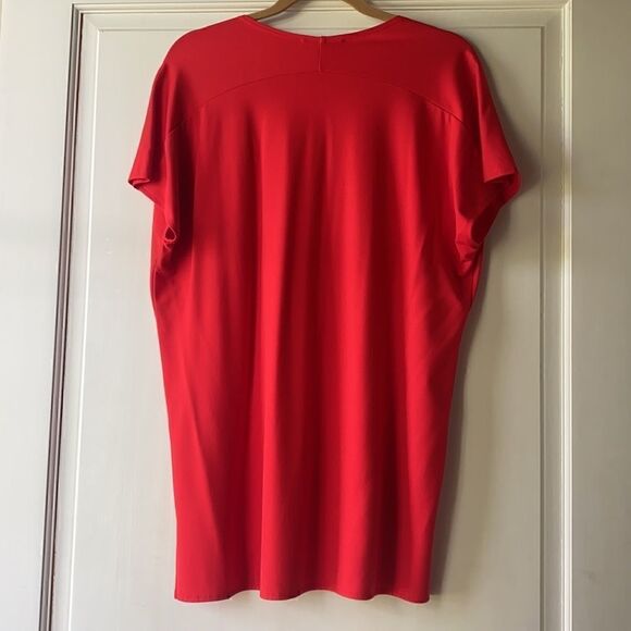 NEW Vibrant Red Tunic Length Top - Picture 5 of 5